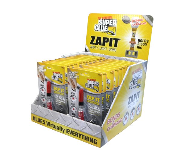 ZAP IT® Glue, Pack of 24 in Display Box, Item No. 12.185D
