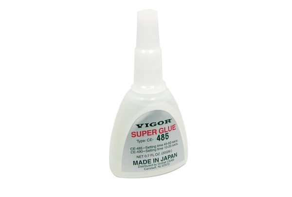 Vigor Super Glue 40/60 Series, 20 Gram Bottle, Item No. 12.217