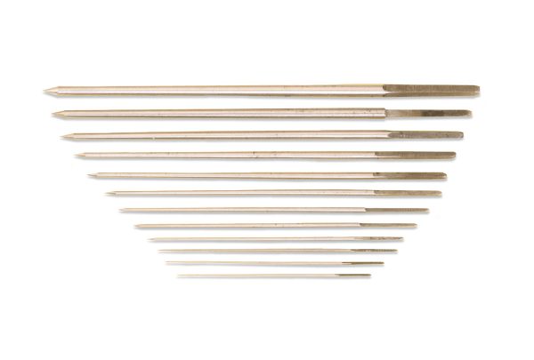 Broach Set of 12, Smoothing, Sizes 58-80 , Item No. 15.0506