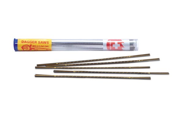 Yellow Dagger Brand, Swiss Jewelers Sawblades, Size 1/0, Item No. 49.607