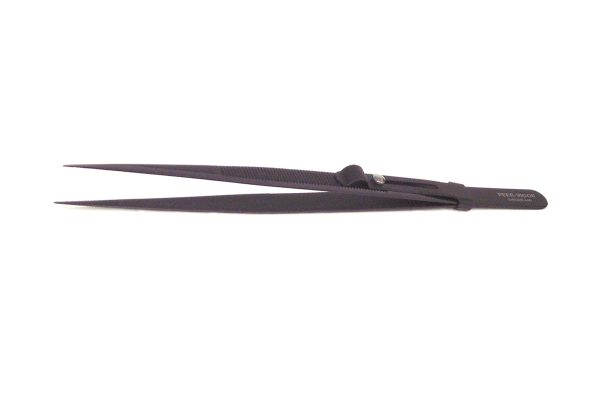 PEER Diamond Tweezer, Medium Points, Slide-Lock, Item No. 57.141