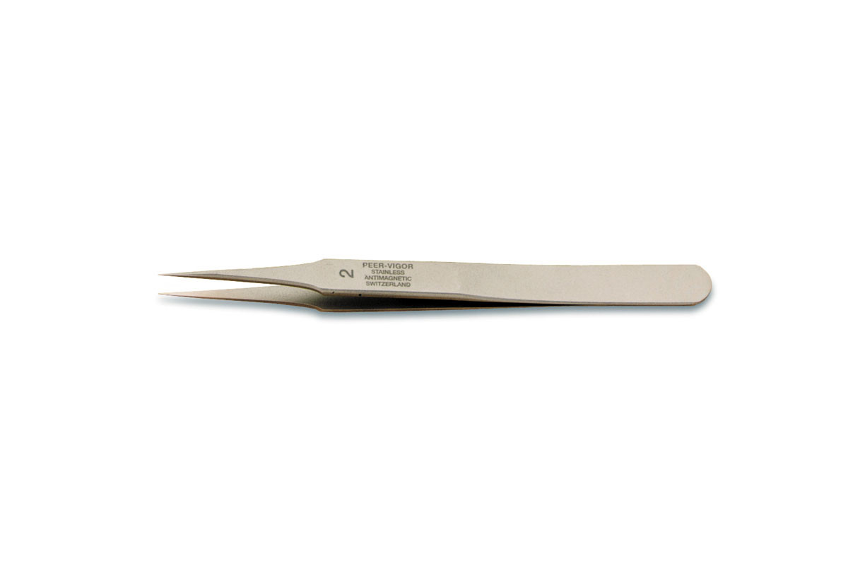 Swiss Pattern Tweezer, Peer-Vigor Brand, Pattern #2 , Item No. 57.410