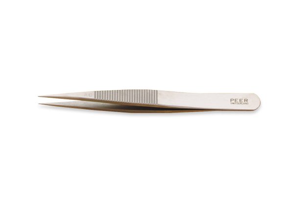 Swiss Pattern Tweezer, Peer-Vigor Brand, Pattern AC, Item No. 57.480