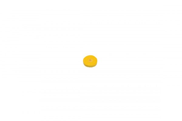 Miniature Yellow Chemkote Buff, 1" x 16 Ply, Item No. 17.550