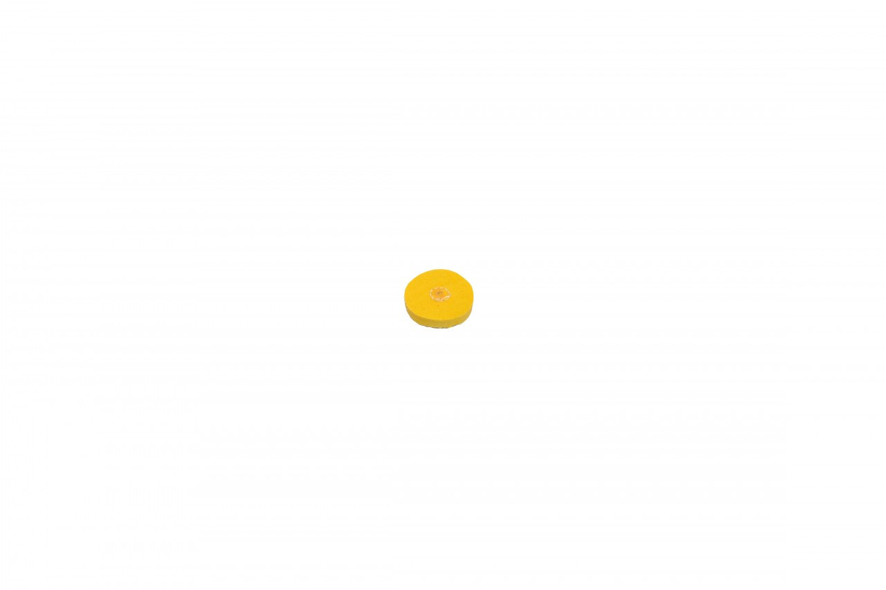 Miniature Yellow Chemkote Buff, 1" x 16 Ply, Item No. 17.550