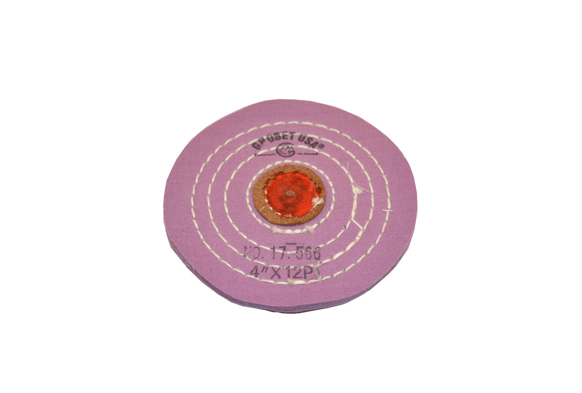 Berry Muslin Buff, 4", Razor Edge, Item No. 17.566