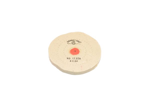 Regular Muslin Buff, 4" x 24 Ply, Item No. 17.579