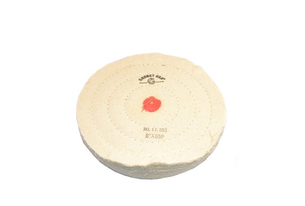 Regular Muslin Buff, 8" x 55 Ply, Item No. 17.589
