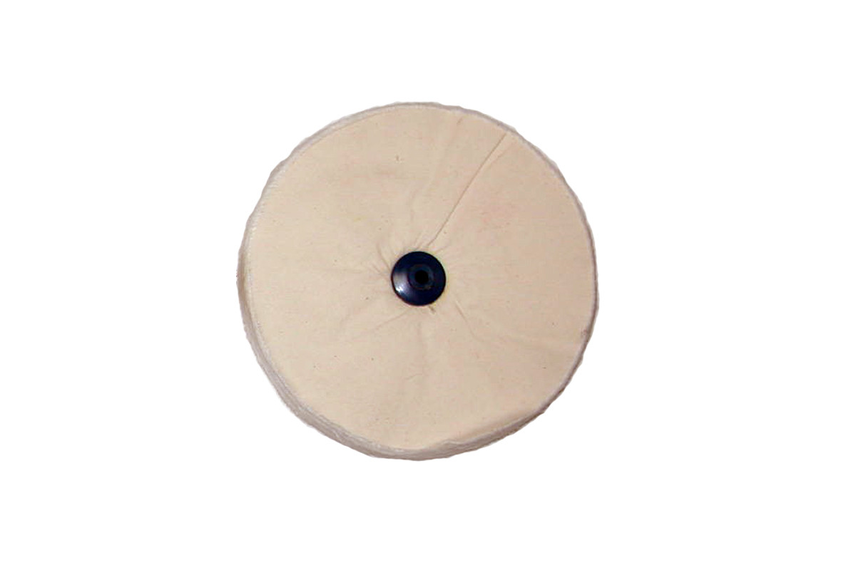 Finex Muslin Buff, 8" x 54 Ply, Plastic Center, Item No. 17.724