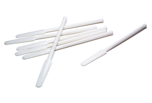 Dispatulas, Plastic Disposable Spatulas, Box of 100, Item No. 21.185