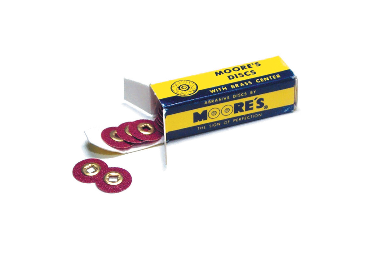 Moore's Sanding Discs, 3/4" Diameter, Item No. 10.01085/B