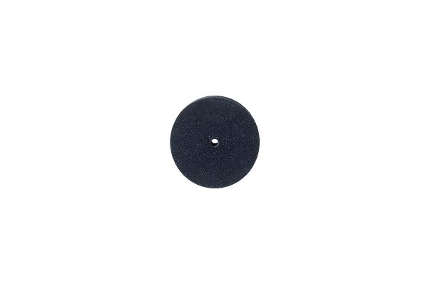 Silicone Square Edge Wheel, 7/8" x 1/8", Black, 220 Grit, Item No. 10.01375