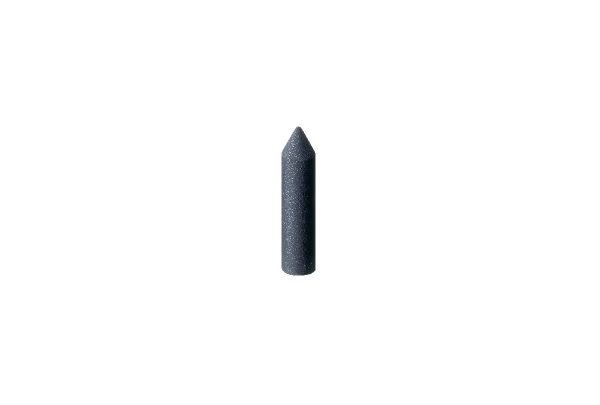 Silicone Bullet, 1" x 1/4", Black, 220 Grit, Item No. 10.01379