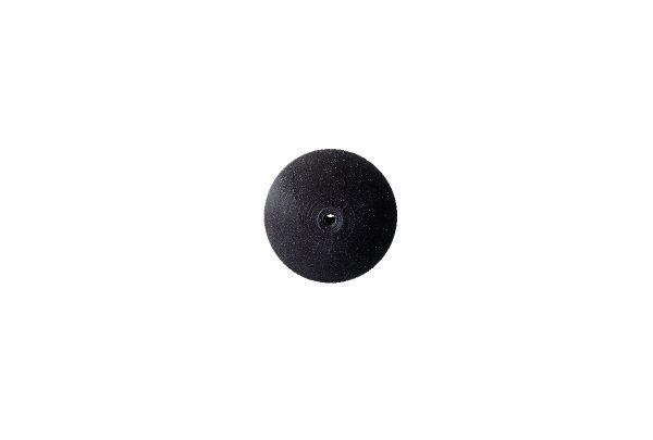 Silicone Knife Edge Wheel, 7/8", Black, 220 Grit, Box of 1, Item No. 10.1377/C