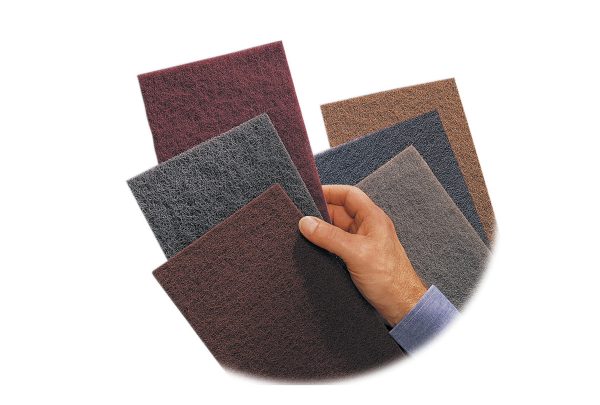3M Scotchbrite Pad, 6" x 9", Very Fine, Maroon, Item No. 10.304