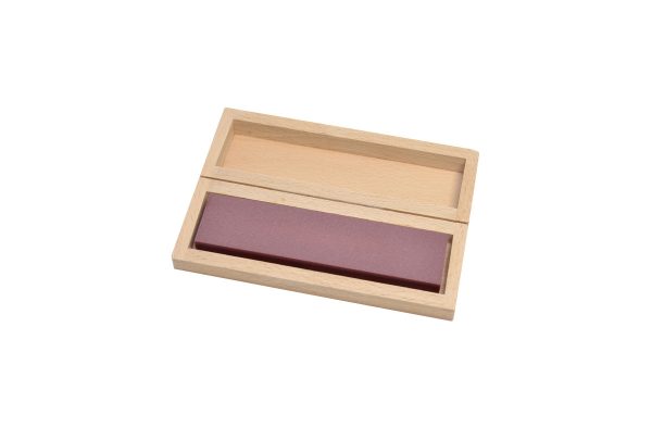 Ruby Bench Stone, 4' x 1" x 3/8", Medium Grit, In Wooden Box, Item No. 10.423