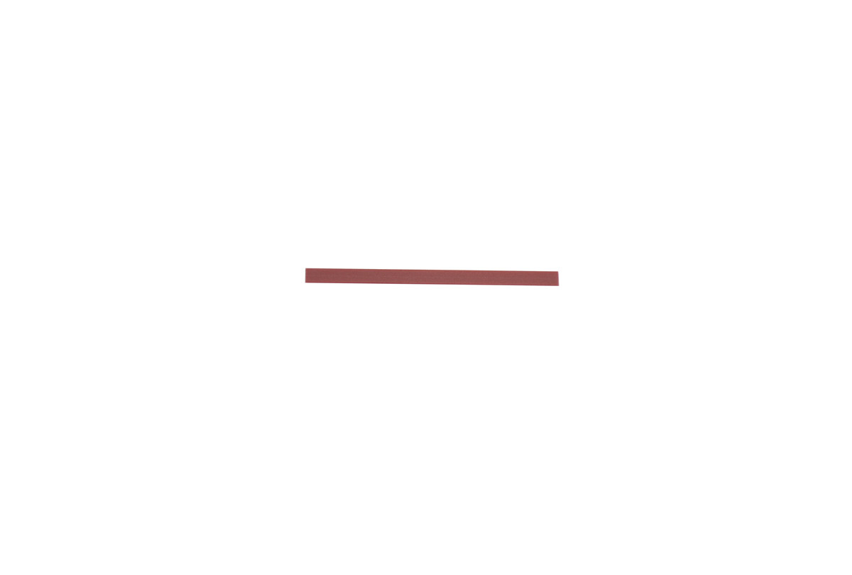 Ruby Midget Stone, Flat, 2" x .120" x .1", Item No. 10.437