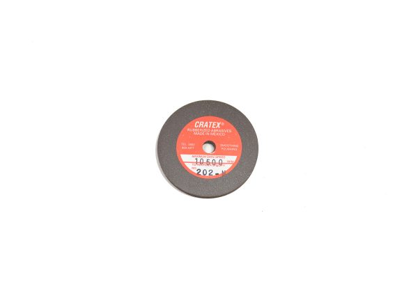 Cratex Wheel, 2" x 1/4", Coarse Grit, 1/4" Arbor Hole, Item No. 10.894
