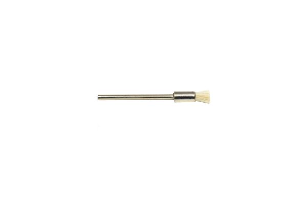 Soft Bristle End Brush, 1/4" Trim, 3/16" Diameter 3/32" Shank , Item No. 16.06843