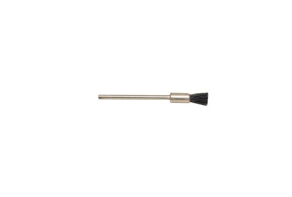 Stiff Bristle End Brush, 3/8" Trim, 3/16" Diameter 3/32" Shank , Item No. 16.06844