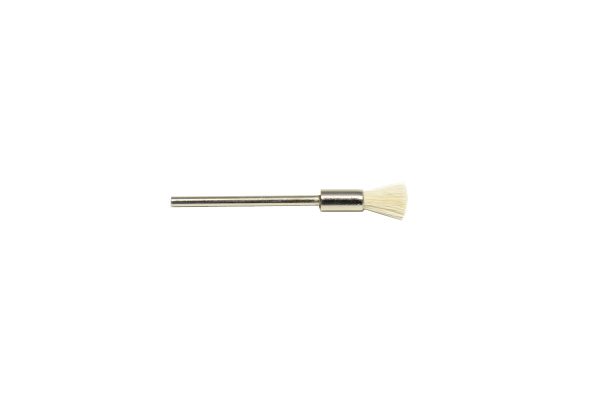 Soft Bristle End Brush, 3/8" Trim, 3/16" Diameter 3/32" Shank , Item No. 16.06845