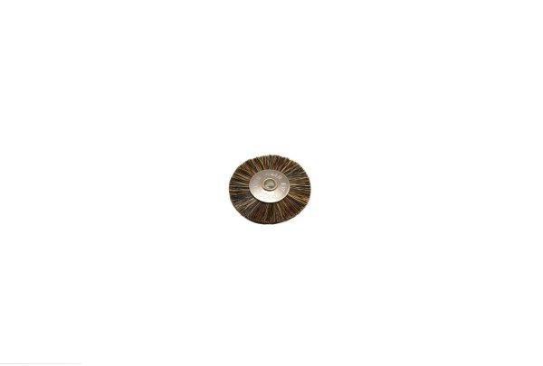 Medium Stiffness Bristle Wheel Brush, 1" Diameter 1/8" Arbor Hole , Item No. 16.0811