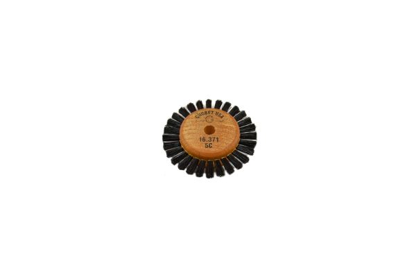 Wood Hub Brush, 1 Row of Bristle, 2" Overall Diameter , Item No. 16.371