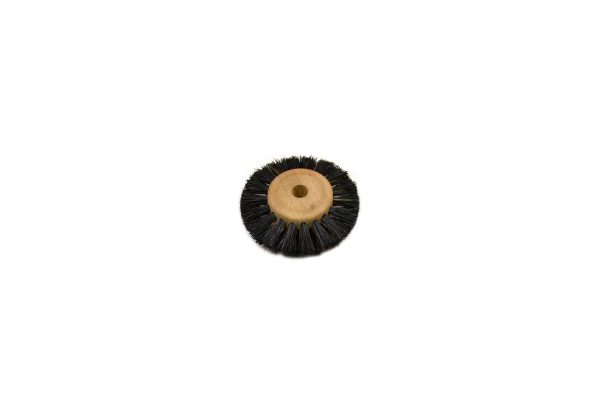 Wood Hub Brush, 2 Rows of Bristle, 1-3/4" Overall Diameter , Item No. 16.376