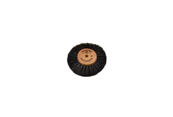 Wood Hub Brush, 2 Rows of Bristle, 2-1/2" Overall Diameter , Item No. 16.383