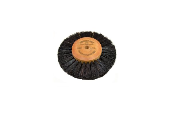 Wood Hub Brush, 3 Rows of Bristle, 2-5/8" Overall Diameter , Item No. 16.384