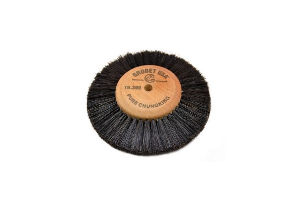 Wood Hub Brush, 4 Rows of Bristle, 3-1/2" Overall Diameter , Item No. 16.395