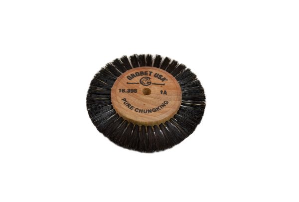 Wood Hub Brush, 1 Row of Bristle, 3-1/8" Overall Diameter , Item No. 16.398