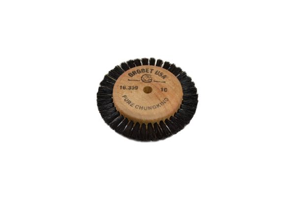 Wood Hub Brush, 1 Row of Bristle, 2-5/8" Overall Diameter , Item No. 16.399