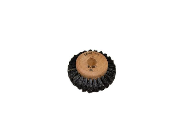 Wood Hub Brush, 4 Rows of Bristle, 2" Overall Diameter , Item No. 16.407