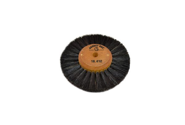 Wood Hub Brush, 3 Rows of Bristle, 2-3/4" Overall Diameter , Item No. 16.412
