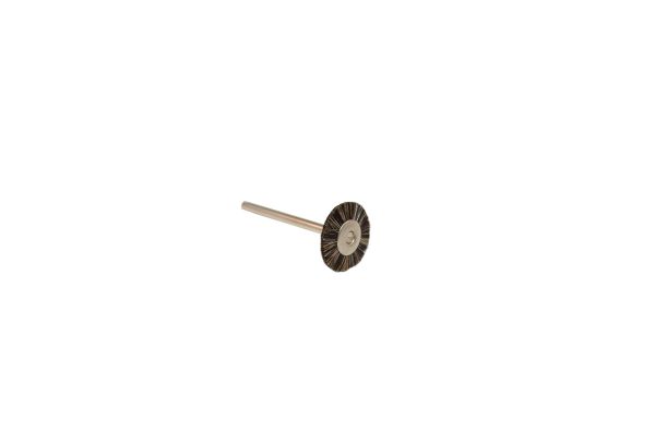 Soft Bristle Wheel Brush, 3/4" Diameter 1/8" Shank , Item No. 16.616