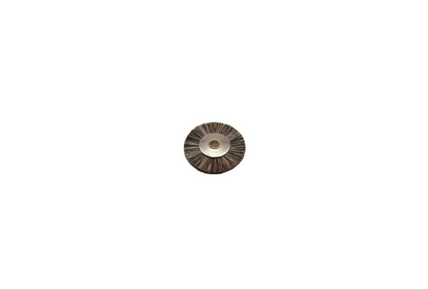 Soft Bristle Wheel Brush, 1" Diameter 1/8" Arbor Hole , Item No. 16.651