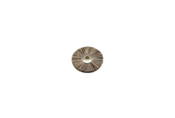 Soft Bristle Wheel Brush, 1-1/4" Diameter 1/8" Arbor Hole , Item No. 16.652