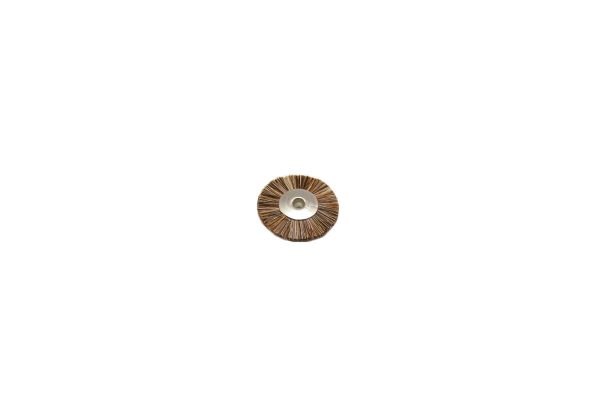 Medium Stiffness Bristle Wheel Brush, 1" Diameter 1/8" Arbor Hole , Item No. 16.672