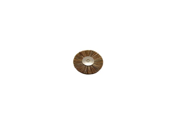 Medium Stiffness Bristle Wheel Brush, 1-1/4" Diameter 1/8" Arbor Hole , Item No. 16.678