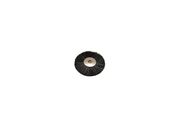 Stiff Bristle Wheel Brush, 1-1/4" Diameter 1/8" Arbor Hole , Item No. 16.679