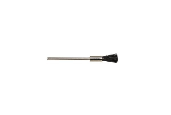 Stiff Bristle End Brush, 5/8" Trim, 3/16" Diameter 3/32" Shank , Item No. 16.713