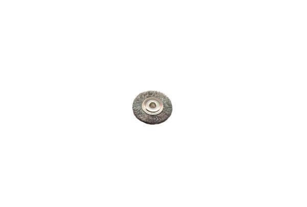 Crimped Steel Wire Wheel Brush, 3/4" Diameter 3/32" Arbor Hole , Item No. 16.887