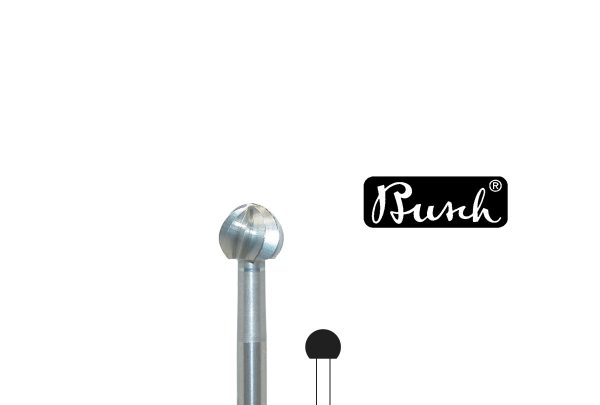 Busch Bur, Round, Fig. 1, Size 060, Item No. 18.214