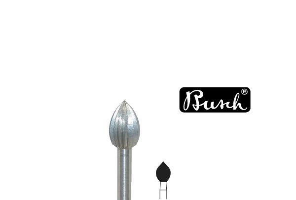 Busch Bur, Bud, Fig. 6, Size 050, Item No. 18.260