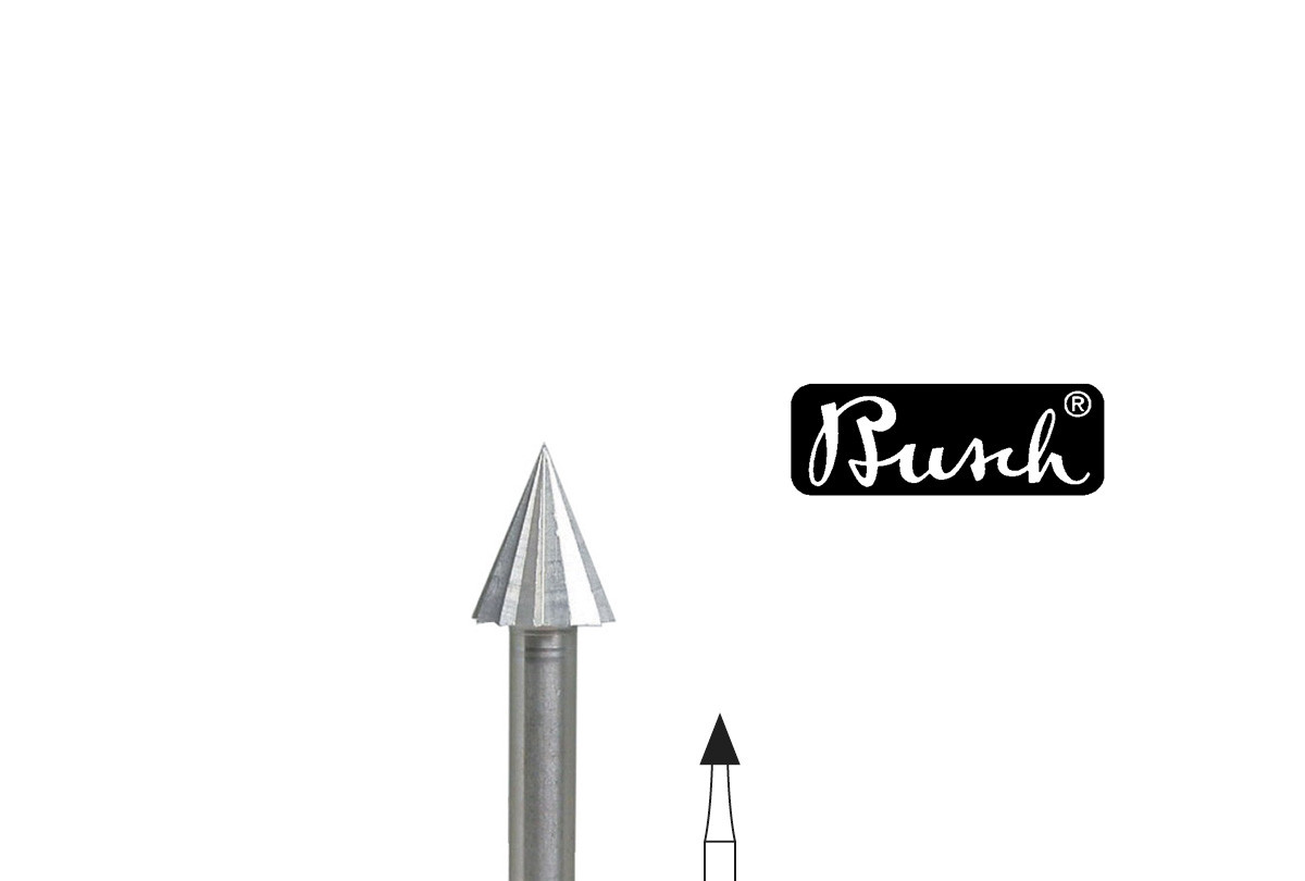 Busch Bur, Cone, Fig. 5, Size 031, Item No. 18.302