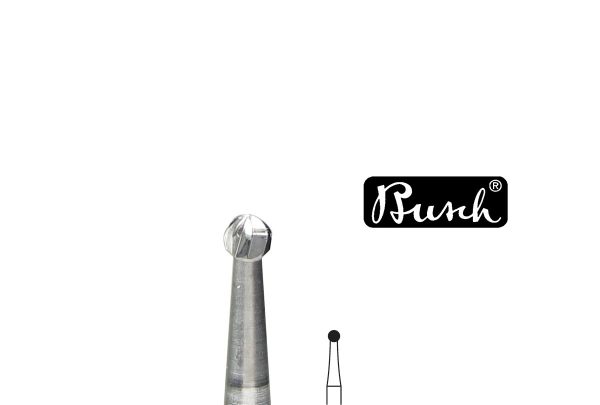 Busch Bur, Round Carbide, Fig. 1AU, Size 020, Item No. 18.331