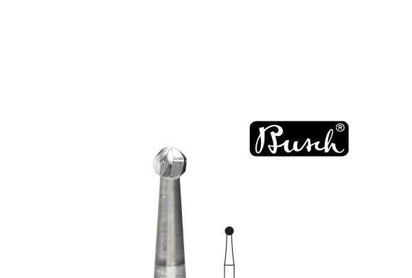 Busch Bur, Round Carbide, Fig. 1AU, Size 021, Item No. 18.332
