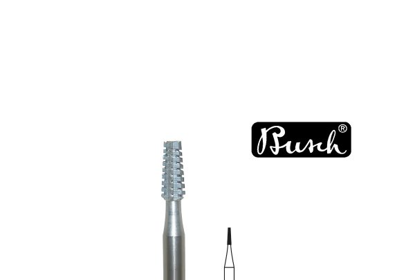 Busch Bur, Cone Square Cross-Cut, Fig. 23, Size 010, Item No. 18.341