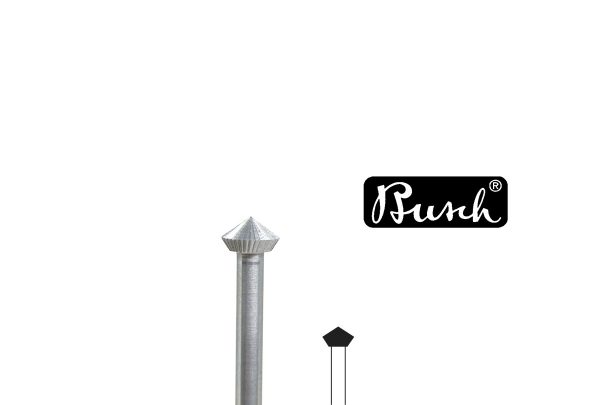 Busch Bur, 90° Hart, Fig. 156C, Size 050, Item No. 18.520